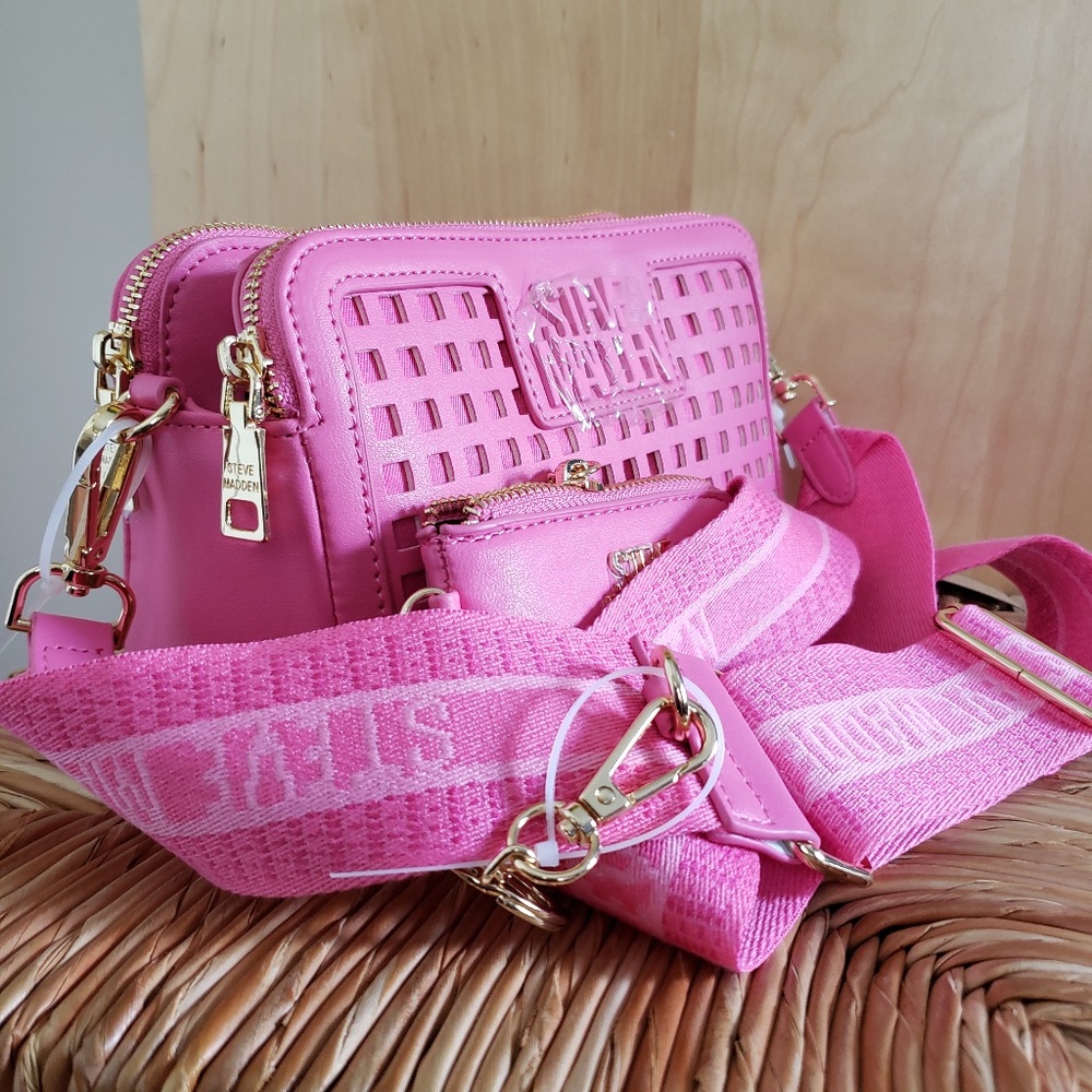 Steve Madden Pink Panther Crossbody NEW!
